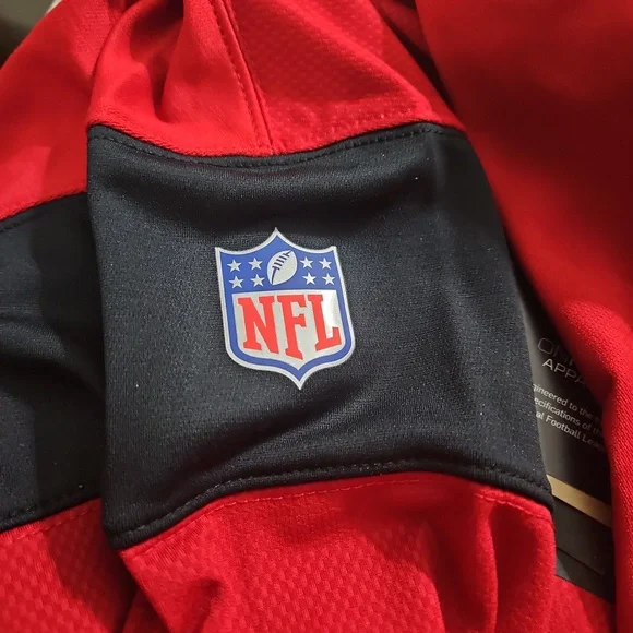 49ers Red Hoodie. Nike. NWT. High Quality Dri Fit Material. - Picture 8 of 9